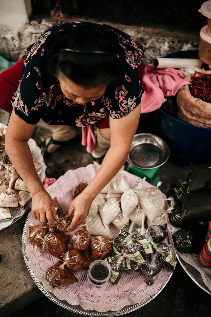voyage au laos morning market luang prabang 