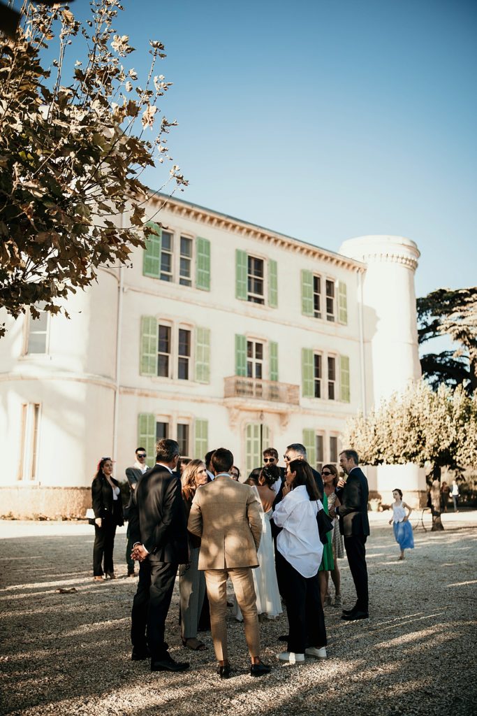 Mariage au Château Brégançon Bormes vin d'honneur