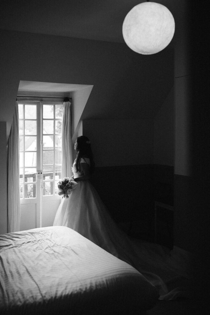 Photographe Mariage Giverny robe de mariage 