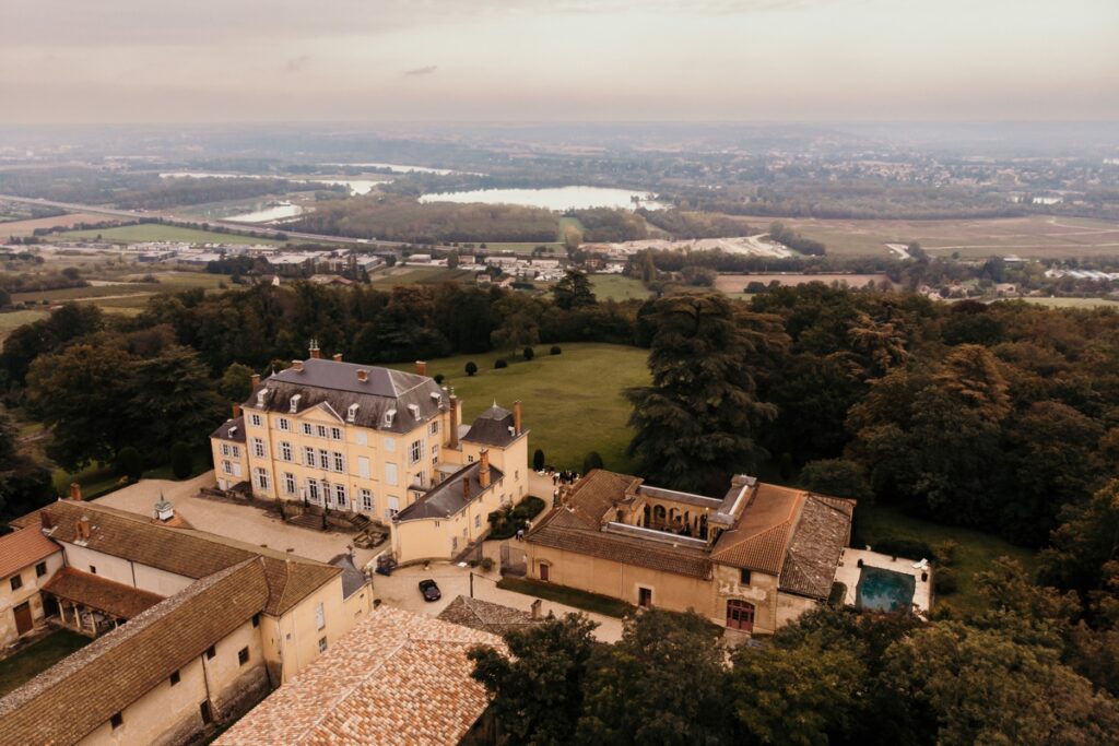 Mariage au Château de Saint Trys photographe drone